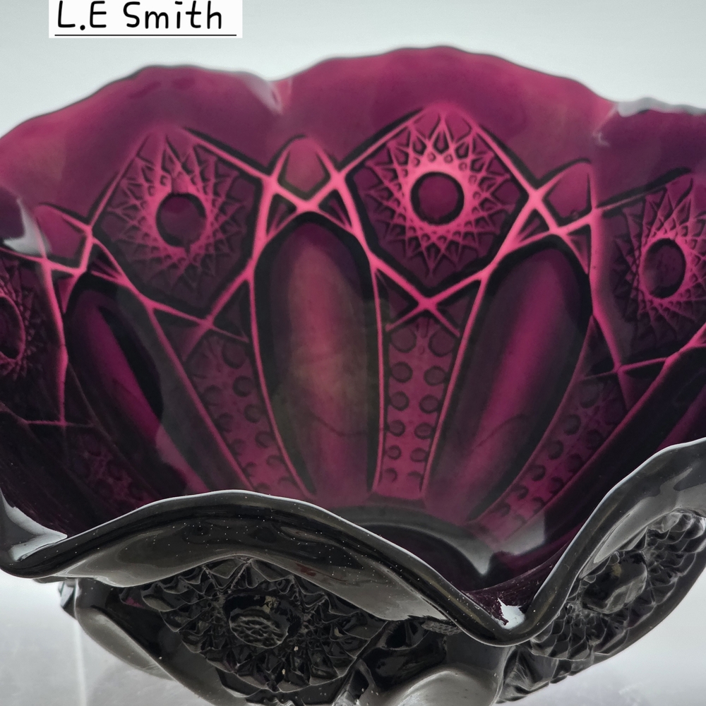 Purple Art Glass Bowl